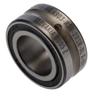 INA Needle Roller Bearing 17 mm Inside Diameter, 30 mm Outside Diameter, Sealed End, 12000 RPM Maximum Speed NA4903-2RSR-XL