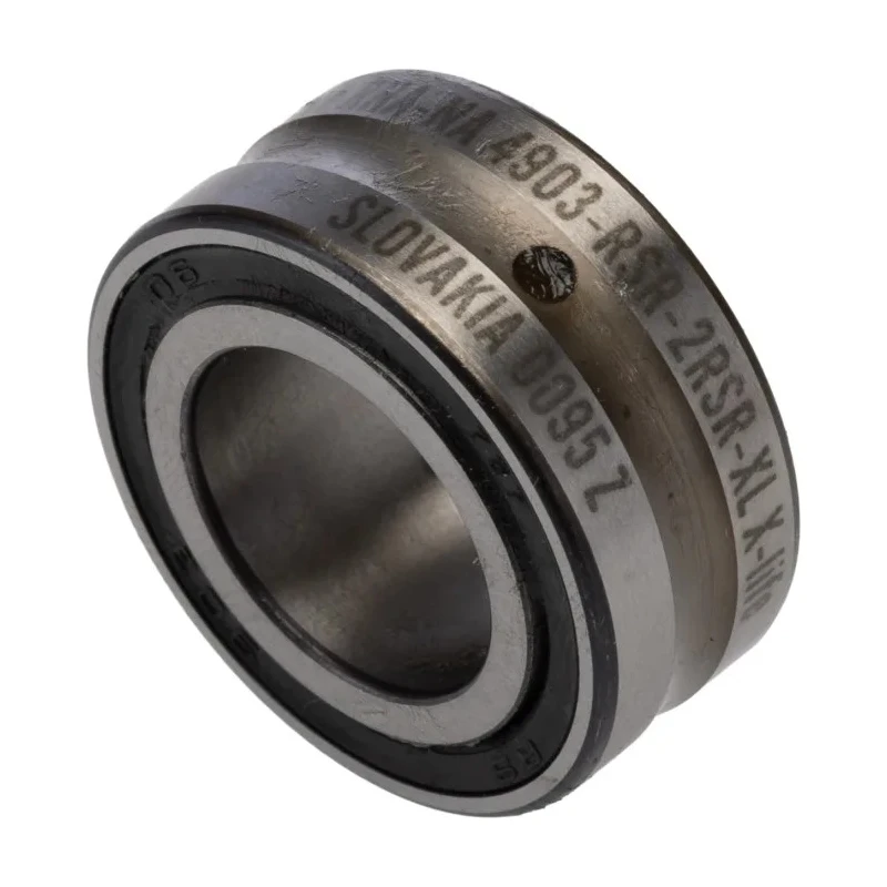 INA Needle Roller Bearing 17 mm Inside Diameter, 30 mm Outside Diameter, Sealed End, 12000 RPM Maximum Speed NA4903-2RSR-XL