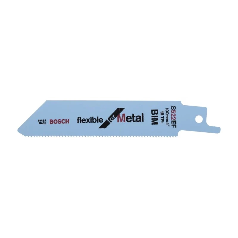 Bosch Reciprocating Saw Blade Bi-Metal 18 Teeth Per Inch 5-Piece Set 2608656012