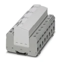 Phoenix Contact 3 Phase Surge Protector, 2 kV Voltage Protection Rating, DIN Rail Mount FLT-SEC-P-T1-3S-350/25-FM 2905421