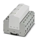 Phoenix Contact 3 Phase Surge Protector 2.5 kV Voltage Protection Rating, 25 kA Impulse Discharge, DIN Rail Mount 2905988