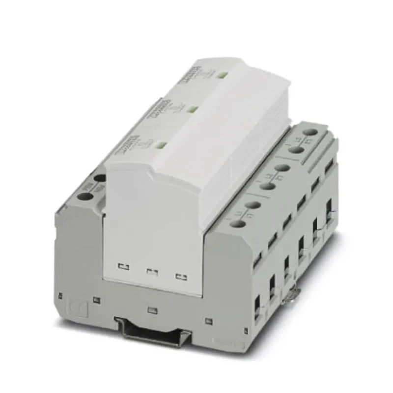 Phoenix Contact 3 Phase Surge Protector 2.5 kV Voltage Protection Rating, 25 kA Impulse Discharge, DIN Rail Mount 2905988