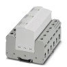 Phoenix Contact 3 Phase Surge Protector 2.5 kV Voltage Protection Rating, 25 kA Impulse Discharge, DIN Rail Mount 2905988