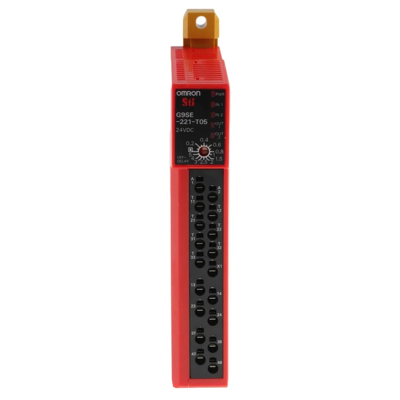 Omron 24V DC Safety Relay 2 Safety Contacts 1 Auxiliary Contact 4W Power Consumption G9SE