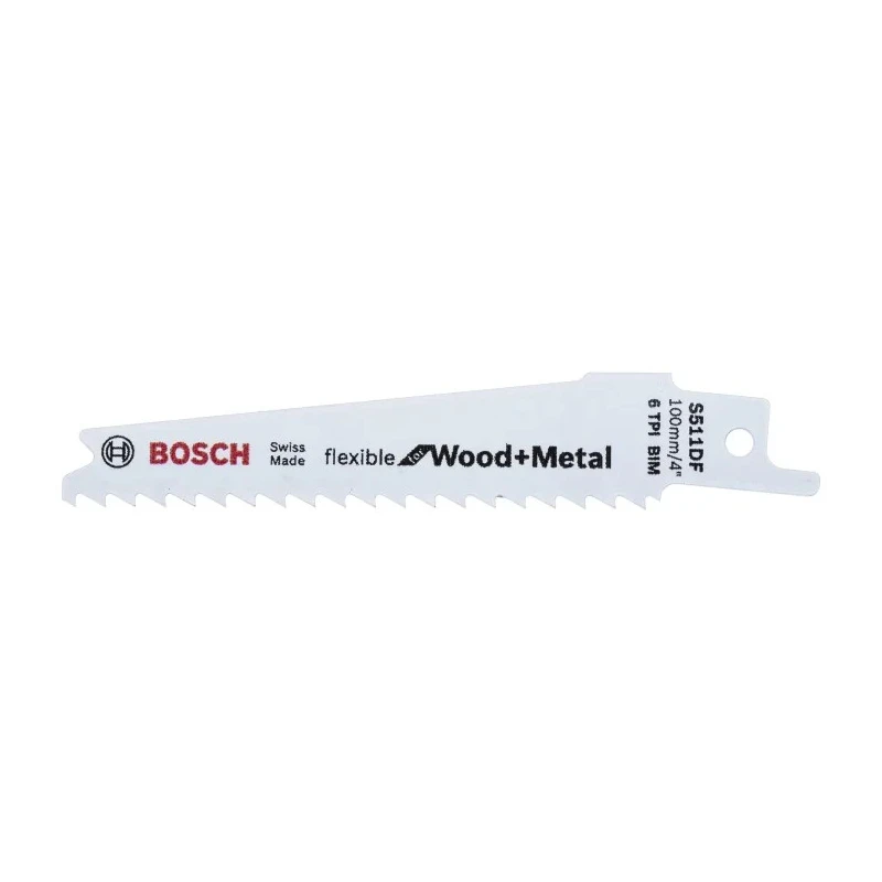 Bosch Reciprocating Saw Blade 5-Piece Bi-Metal, 6 Teeth Per Inch 2608657723