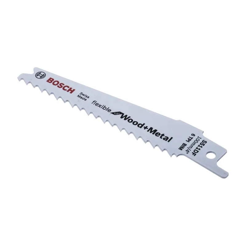 Bosch Reciprocating Saw Blade 5-Piece Bi-Metal, 6 Teeth Per Inch 2608657723