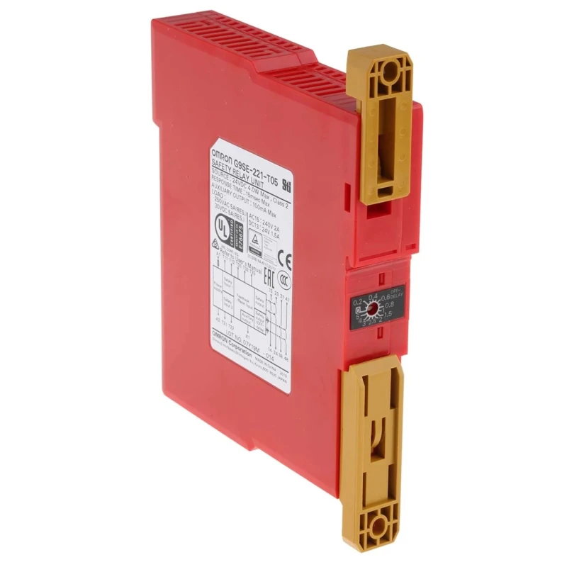 Omron 24V DC Safety Relay 2 Safety Contacts 1 Auxiliary Contact 4W Power Consumption G9SE