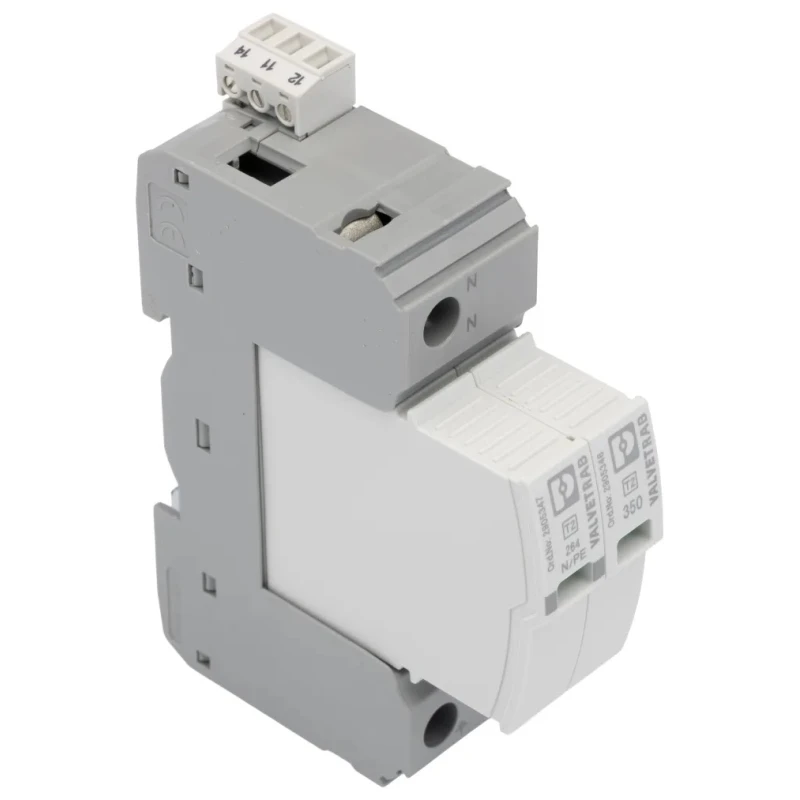 Phoenix Contact 1 Phase Surge Arrester, 50 kA Maximum Surge Current, 1.8 kV Voltage Protection Rating, DIN Rail Mount 2905333