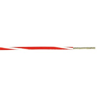 Alpha Wire Hookup Wire PVC Series Red, White 0.52 mm², 20 AWG, 10/0.25 mm, 305 m 3053 WR001