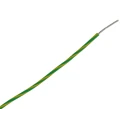 Alpha Wire Hook Up Wire PVC Series Green, Yellow 0.52mm², 20 AWG, 10x0.25mm Core Strands, 1.75mm Diameter, 305m 3053 GY001