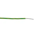 Alpha Wire Hook Up Wire PVC Series Green, Yellow 0.52mm², 20 AWG, 10x0.25mm Core Strands, 1.75mm Diameter, 305m 3053 GY001