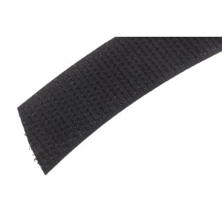 RS PRO Black Hook Tape 20mm Width x 5m Length, Acrylic Adhesive, 20mm Thickness 890-4216