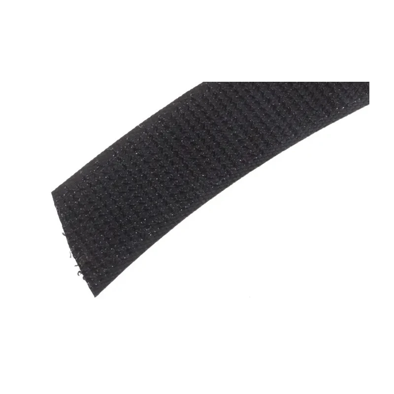RS PRO Black Hook Tape 20mm Width x 5m Length, Acrylic Adhesive, 20mm Thickness 890-4216