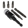 DeWALT Screwdriver Bit Set Hex, Torx, Phillips, Pozidriv, Slotted 6 Pieces DT71514-QZ