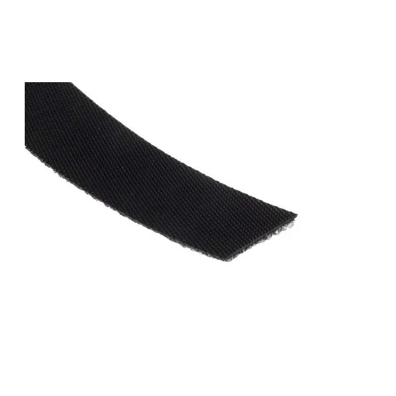 RS PRO Black Hook & Loop Tape, 20 mm Width x 10 m Length, Nylon Material, EN 61340-5-1:2007 Compliant 890-4187
