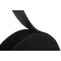 RS PRO Black Hook & Loop Tape, 20 mm Width x 10 m Length, Nylon Material, EN 61340-5-1:2007 Compliant 890-4187