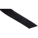 RS PRO Black Hook & Loop Tape, 20 mm Width x 10 m Length, Nylon Material, EN 61340-5-1:2007 Compliant 890-4187