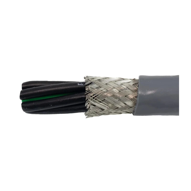 Alpha Wire Ecogen Ecoflex PUR Screened Control Cable 7 Cores 1.33mm² 16 AWG 600V Grey Modified Polyphenylene 80145 SL005