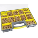 ULTI-MATE Stainless Steel Pozisquare Drive Wood Screw Bolt Kit 1610 Piece Countersunk Head 30-100mm 9ULTIMATECASERS