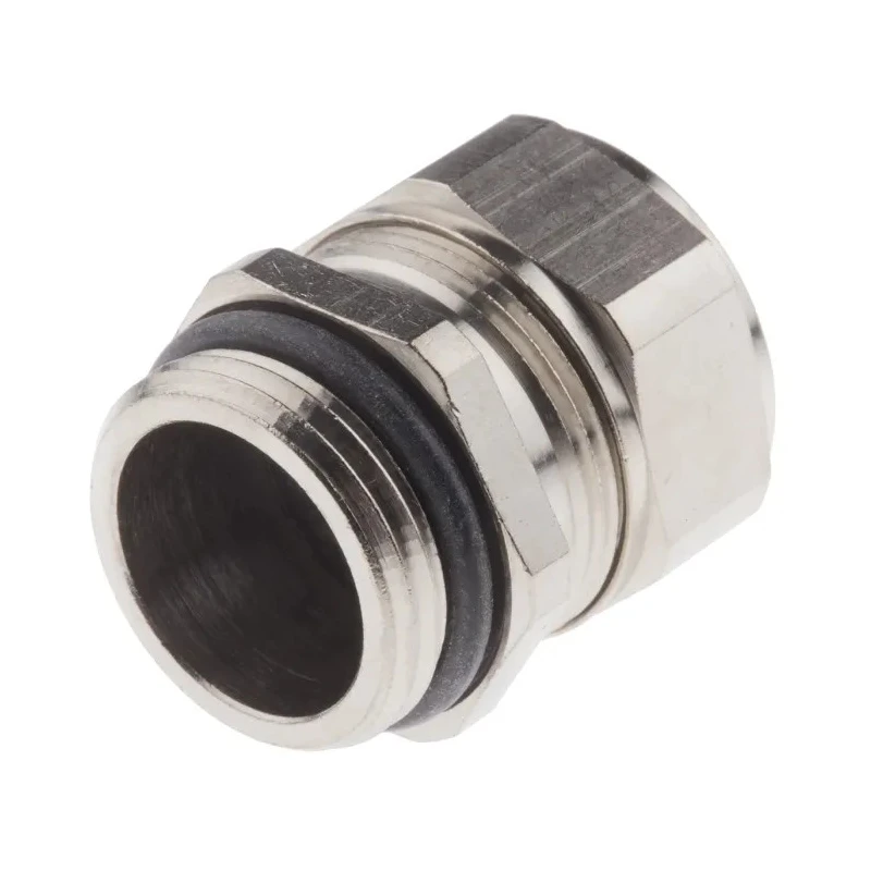 SES Sterling A1 Series Metallic Nickel Plated Brass Cable Gland, PG11 Thread, 5.5 mm Min., 12 mm Max., IP68 PG11