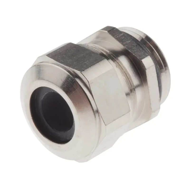 SES Sterling A1 Series Metallic Nickel Plated Brass Cable Gland, PG11 Thread, 5.5 mm Min., 12 mm Max., IP68 PG11