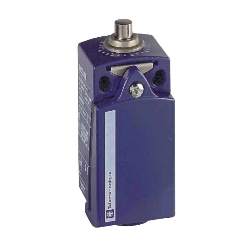 Telemecanique Sensors XCKD Series Plunger Limit Switch, DPST, Snap Action Contacts, Zinc Alloy Housing, IP66 XCKD2110G11