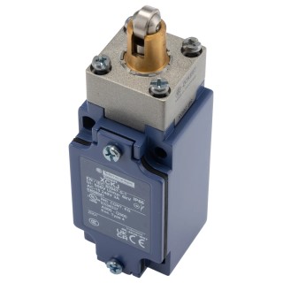 Telemecanique Sensors XCKJ Series Roller Plunger Limit Switch 1 NO/1 NC 3A 50V AC IP66 Zinc Alloy Housing 