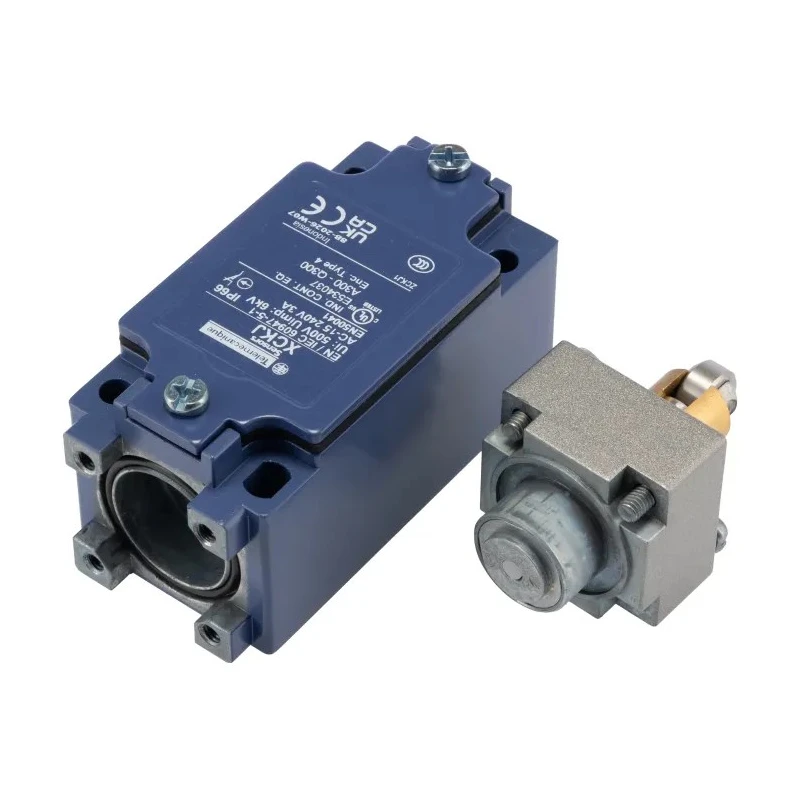 Telemecanique Sensors XCKJ Series Roller Plunger Limit Switch 1 NO/1 NC 3A 50V AC IP66 Zinc Alloy Housing 
