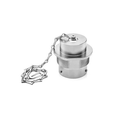Amphenol Industrial Duramate AHDM Circular Connector Dust Cap Shell Size 18 IP67 Rated Nickel Finish Aluminium AHDC34-18