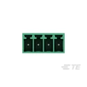 TE Connectivity Buchanan Series Pluggable Terminal Block 14-Contact 3.5 mm Pitch 1 Row 300V AC 10A Housing Brass 1-2351886-4