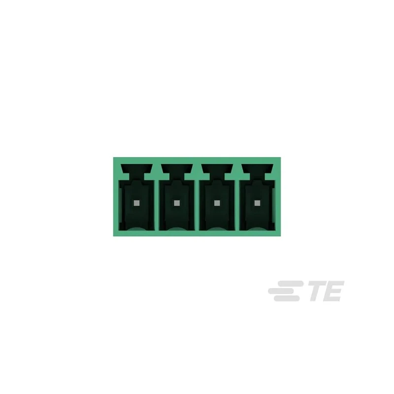 TE Connectivity Buchanan Series Pluggable Terminal Block 14-Contact 3.5 mm Pitch 1 Row 300V AC 10A Housing Brass 1-2351886-4