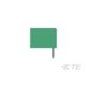 TE Connectivity Buchanan Series 8-Contact Pluggable Terminal Block, 3.5 mm Pitch, 1 Row, Brass Housing, Right 2350514-8
