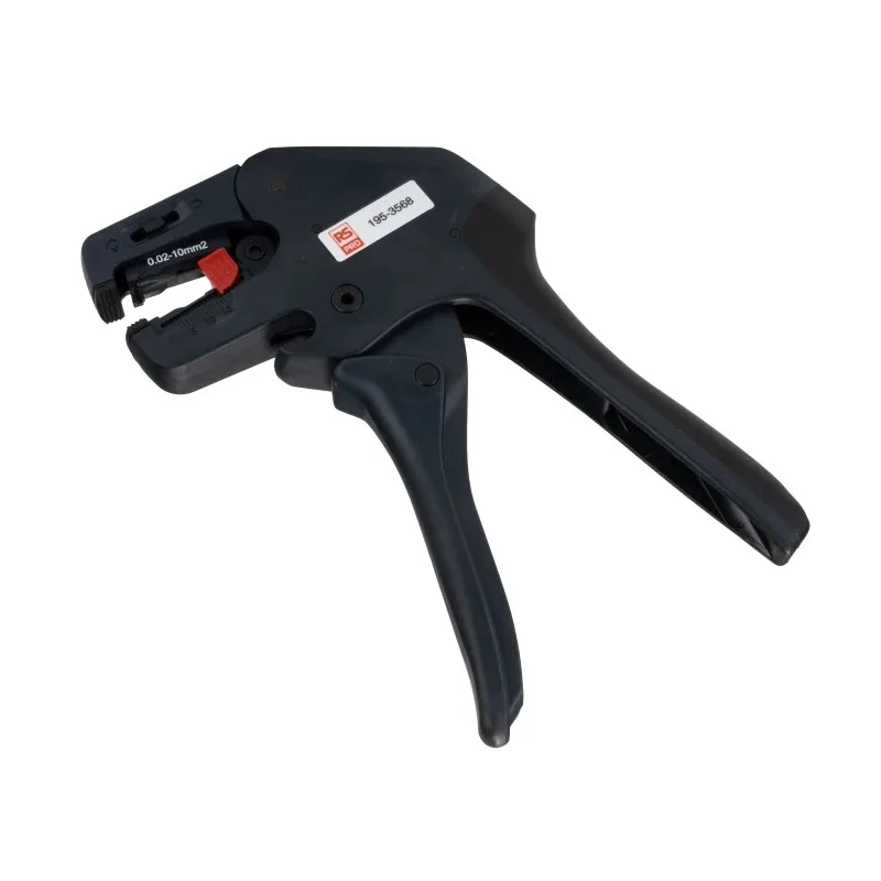 RS PRO PVC Wire Pistol Grip Wire Stripper 0.02 → 10 mm² Stripping Range, 144mm Overall Length 195-3568