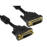 Van Damme Male DVI-D Dual Link to Female DVI-D Cable 5 m Black Polyvinyl Chloride Sheath 195-4276