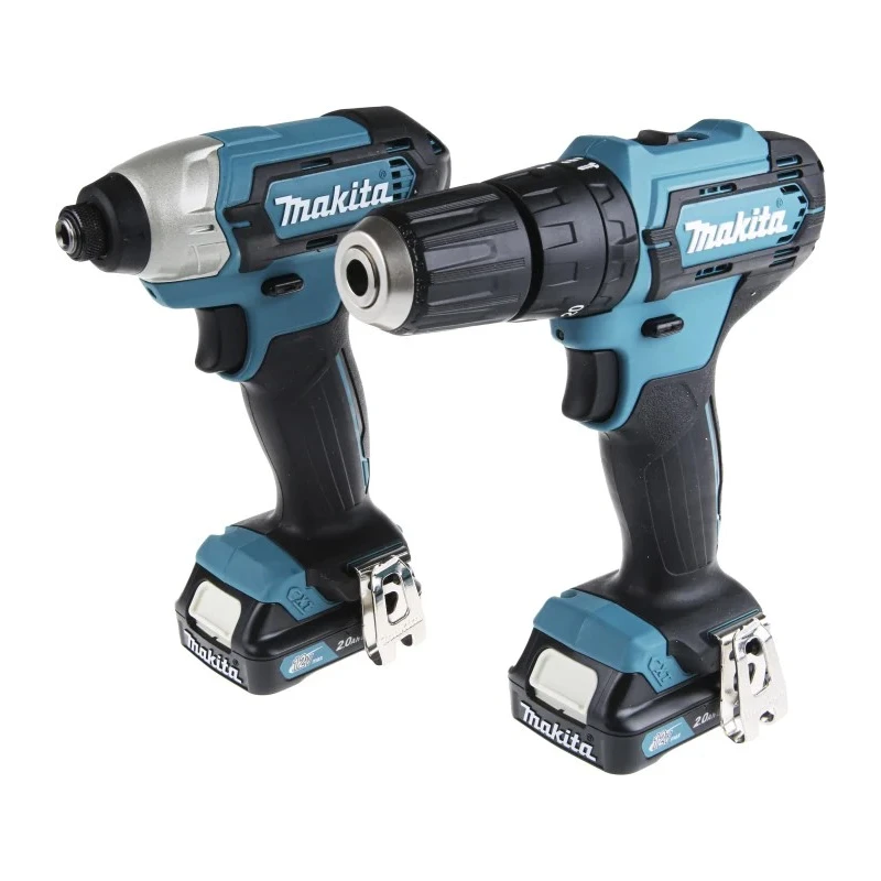 Makita 12V Cordless Power Tool Kit with 2 Ah Lithium-Ion Batteries CLX228AJ