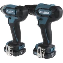 Makita 12V Cordless Power Tool Kit with 2 Ah Lithium-Ion Batteries CLX228AJ