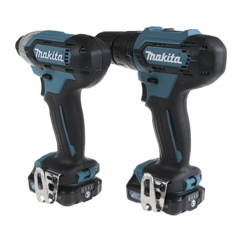 Makita 12V Cordless Power Tool Kit with 2 Ah Lithium-Ion Batteries CLX228AJ