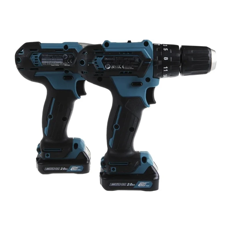 Makita 12V Cordless Power Tool Kit with 2 Ah Lithium-Ion Batteries CLX228AJ