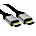 RS PRO 2 m 8K @ 60Hz HDMI Cable Male to Male HDMI 2.1 Black 195-4894