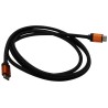 RS PRO 2 m 8K @ 60Hz HDMI Cable Male HDMI to Male HDMI HDMI 2.1 Black 195-4892