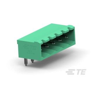 TE Connectivity Buchanan Series Pluggable Terminal Block, 14-Contact, 5 mm Pitch, 1 Row, Brass Housing, 300V AC 1-2350513-4