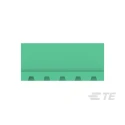 TE Connectivity Buchanan Series Pluggable Terminal Block, 14-Contact, 5 mm Pitch, 1 Row, Brass Housing, 300V AC 1-2350513-4