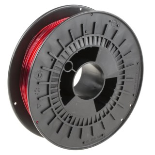 RS PRO 1.75 mm Translucent Red PET-G 3D Printer Filament, 500 g 891-9280
