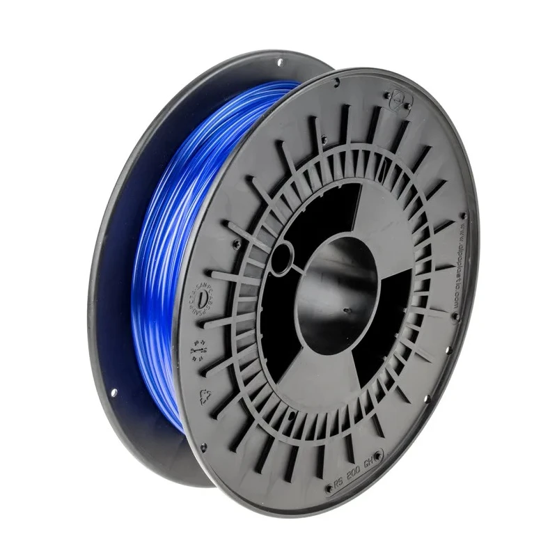 RS PRO 2.85 mm Translucent Blue PET-G 3D Printer Filament, 500 g 891-9321