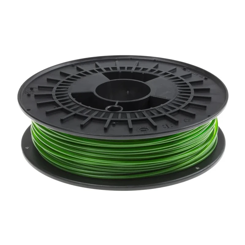 RS PRO 2.85 mm Translucent Green PET-G 3D Printer Filament 500 g 891-9328