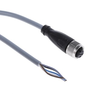 Pepperl + Fuchs Female 5 way Straight to 5 way Unterminated Sensor Actuator Cable, 10 m V15-G-10M-PVC