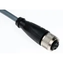 Pepperl + Fuchs Sensor Actuator Cable Female 5 Way Straight to 5 Way Unterminated, 2m V15-G-2M-PVC