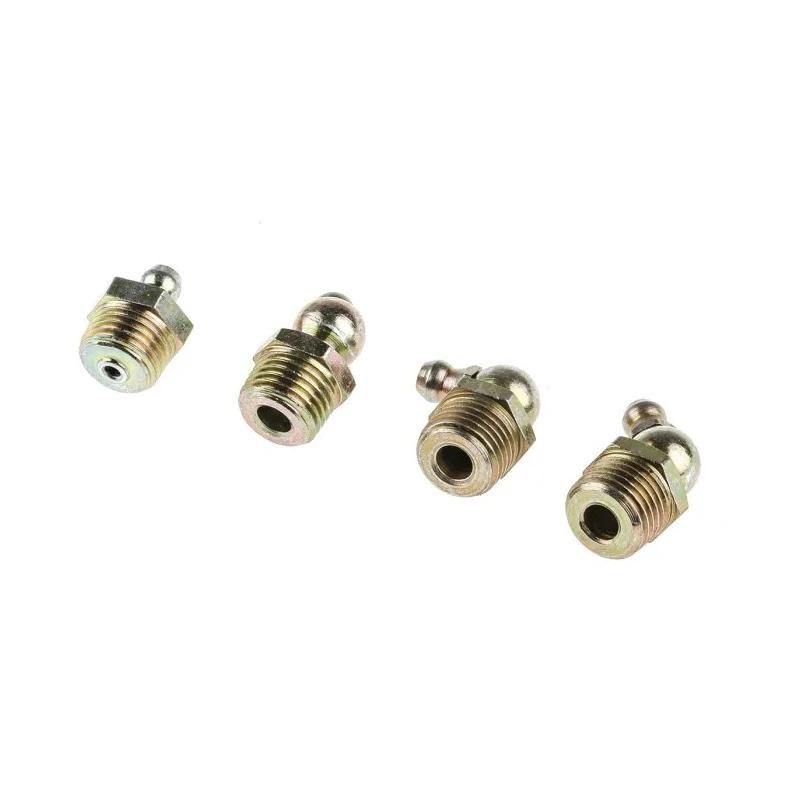 RS PRO Grease Nipple Kit Contains H1 Straight 1/4 in BSP (x50), H2-45 1/4 in BSP (x50), H3-90 1/4 in BSP (x50), Box 195-4059