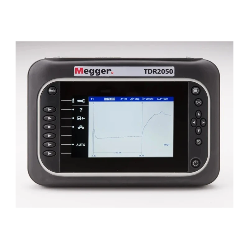 Megger Time Domain Reflectometer, USB Interface, 2 ns Pulse Width, Lithium-ion Battery 1005-021