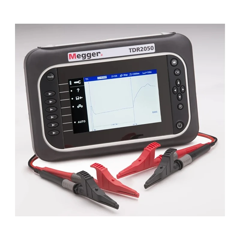 Megger Time Domain Reflectometer, USB Interface, 2 ns Pulse Width, Lithium-ion Battery 1005-021